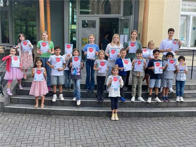 Für alle erfolgreichen Teilnehmer gibt es zum Abschluss der Aktionen wie in jedem Jahr eine Urkunde.  Foto:privat