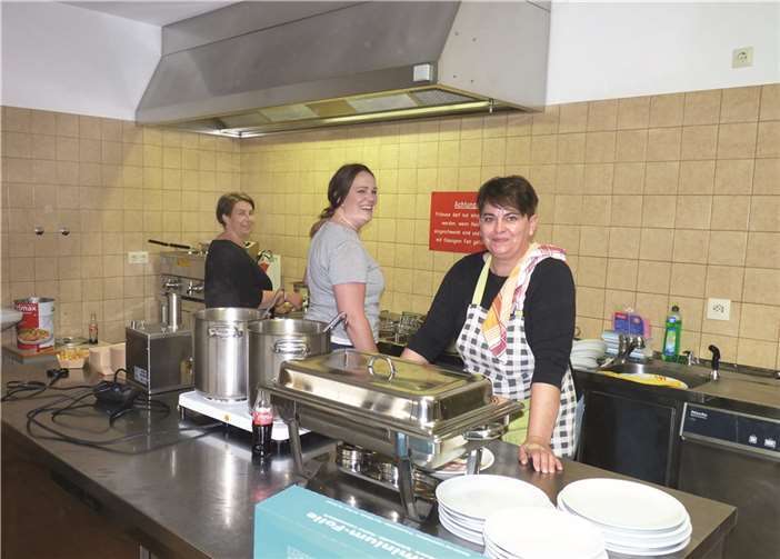 Für das Mittagessen sorgten die Frauen des Heimat- und Verkehrsvereins.