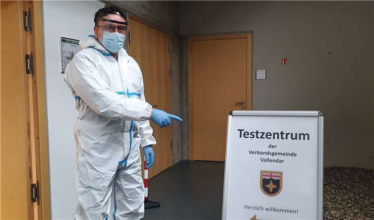 Für das Schnelltestzentrum sind optimale Räumlichkeiten durch das Berufsförderungswerk in Vallendar, Sebastian-Kneipp-Str. 10, zur Verfügung gestellt worden.Foto: privat