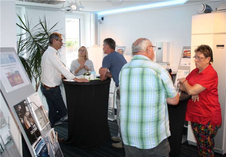 Für das eigene Projekt wurde von zahlreichen Besuchern/Kunden auch das persönliche Gespräch in Sachen Beratung gesucht.