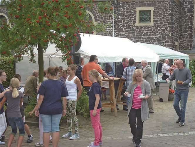 Für das leibliche Wohl der Gäste war bestens gesorgt.  privat