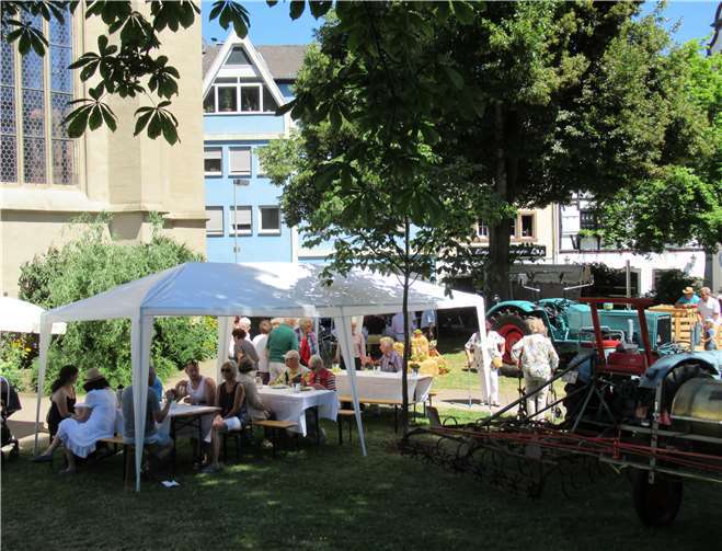 Für das leibliche Wohl mit passenden Sitzgelegenheiten wird bestens gesorgt sein.Foto: privat