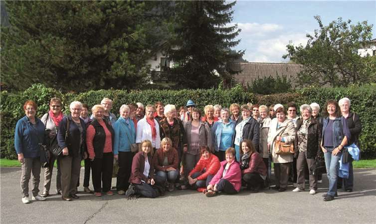 Für den Chor Quodlibet ging es dieses Jahr in die Berge. privat