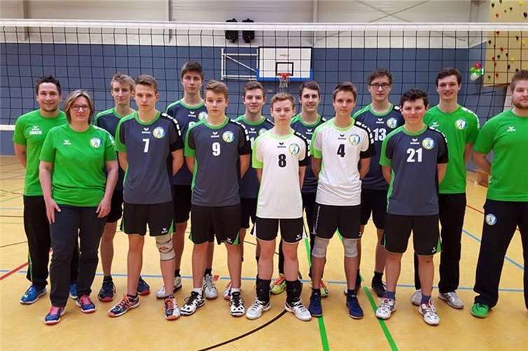 Für den MSV im Einsatz (v.l.n.r.): Trainer Georg Münz, Co-Trainerin Ulrike Springer, Erik Springer, Felix Ruland, Jan Bonkowski, Niklas Müller, Lennart Stellmach, Arthur Riesen, Tobias Esch, Max Katter, Bastian Hartenstein, Nils Stellmach, Co-Trainer Julian Rolf, Co-Trainer Denis Leupold.