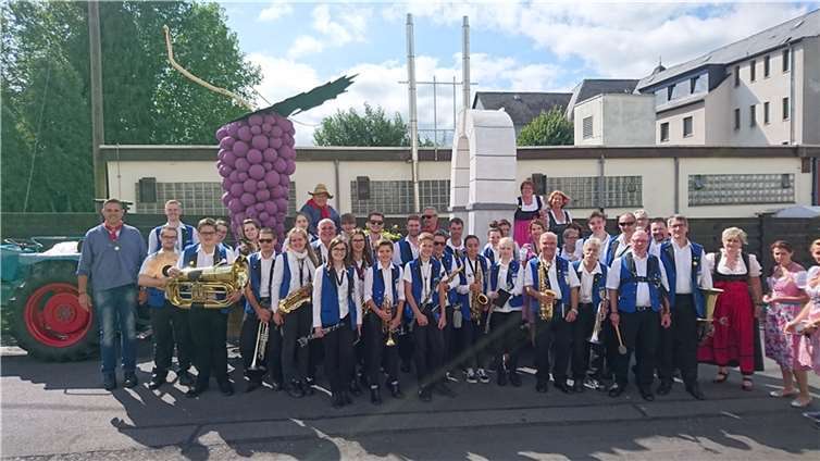 Beim Winzerfest wieder am Start Für den Musikverein Leutesdorf ist das Winzerfest ein Highlight im Jahr. Foto: privat