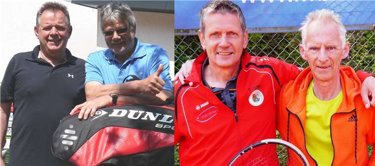 Für den TC Steimel im Einsatz waren v. l. n. r.: Berthold Schwarz, Werner Müller, Armin Müller und Karl-Peter Jäckle.Foto: TC Steimel