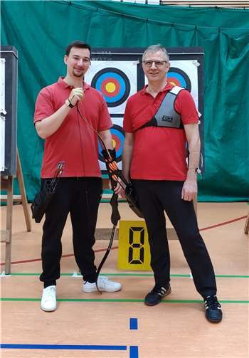 Für den VfB Polch waren Niklas Rönckendorf und Michael Winter am Start.  Foto: privat