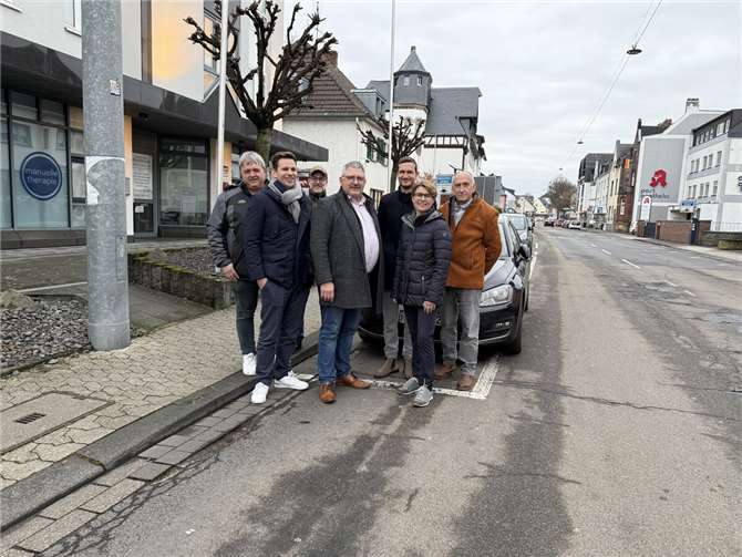 Für die Beihaltung der Parkplätze an der Breite Straße zwischen Johannes-Platz und Einmündung Kurfürstendamm spricht sich die Andernacher CDU-Stadtratsfraktion aus. Foto: CDU Andernach