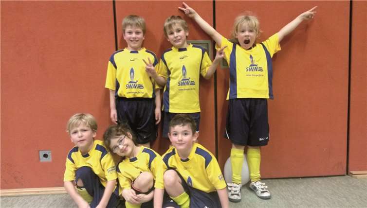 Für die Gladbacher F-Jugendkicker ging ein tolles Jahr entspannt zu Ende.privat