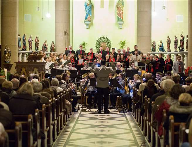 Für die Gülser ging mit dem gemeinsamen Konzert von Musikverein und Kirchenchor ein lang gehegter Wunsch in Erfüllung.Rainer Gerz