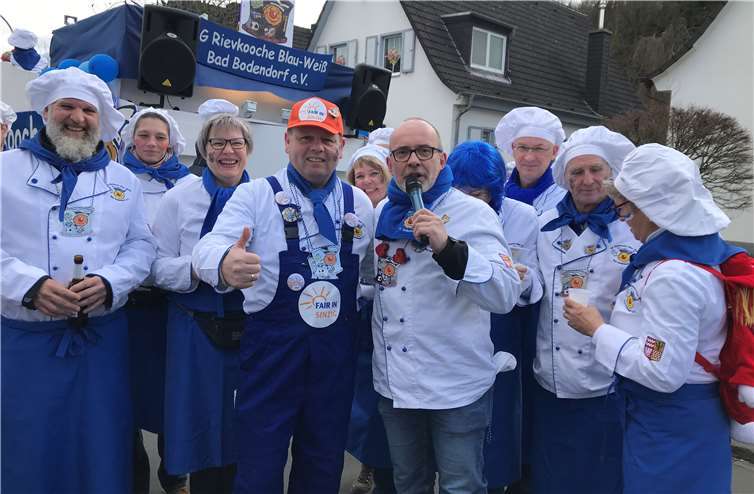 Für die KG Rievkooche endete ein arbeitsreicher Karnevals-Marathon.Fotos: privat