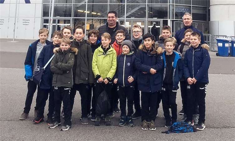 Für die Kinder der D2-Jugend war es ein tolles Erlebnis.Fotos: TV Moselweiss