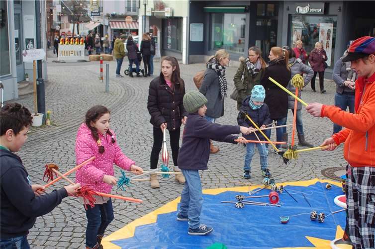 Für die Kinder gab es reichlich Spielangebote.