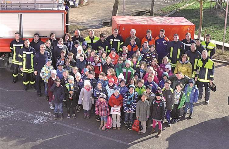 Für die Kinder und das Lehrerkollegium der St. Sebastianus Schule in Ellenz-Poltersdorf gab es am Feuerwehrtag viel über Brandschutz und Verhaltensregeln im Notfall zu lernen.TE