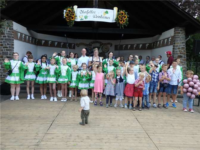 Für die Kinder war die Oberfeller Weinkirmes wieder ein Riesenspaß. Quellen: Ortsgemeinde Oberfell