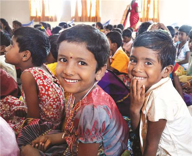 Für die Kleinen errichtete der Pallottinerpater einen Kindergarten.