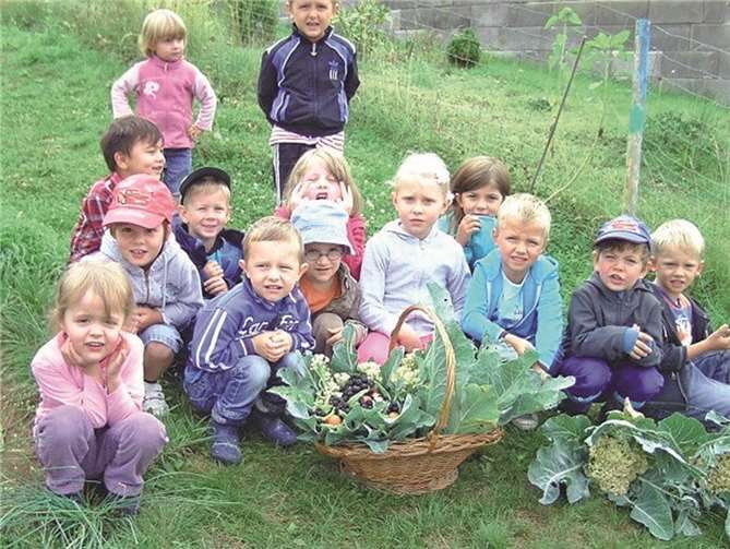 Für die Kleinen ist der eigene Garten ein großer Spaß. privat