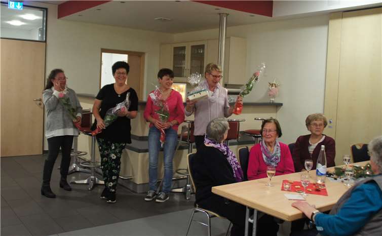 Für die Organisatorinnen gab es ein kleines Dankeschön. Fotos: privat