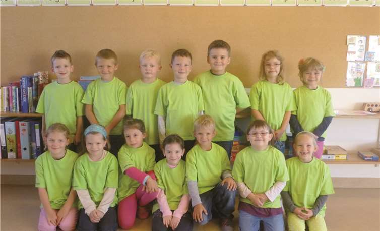 Für die Schüler der Klasse 1b geht die Schule los.privat