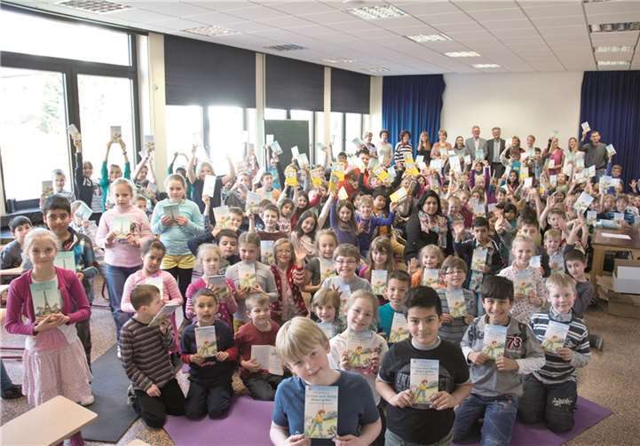 Für die Schüler war die Überraschung natürlich groß.privat