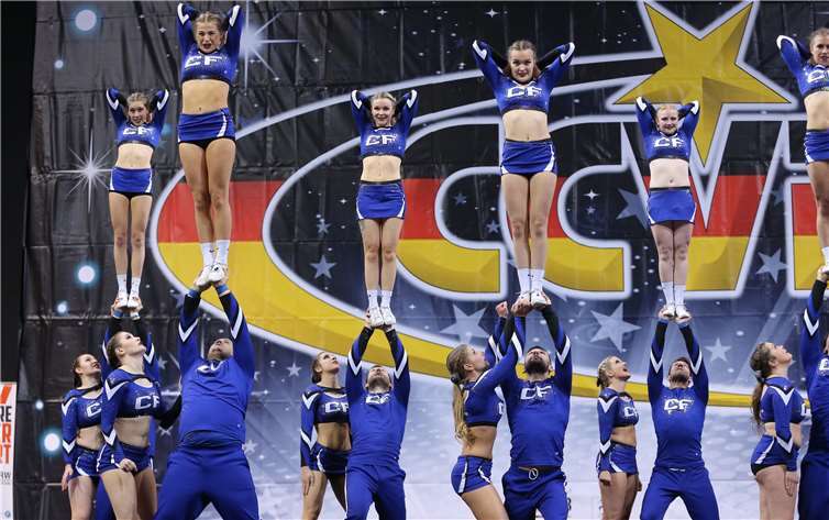 Für die Teams der CTG war die Cheerleading-Regionalmeisterschaft sehr erfolgreich.Copyright: Tom Lorenz