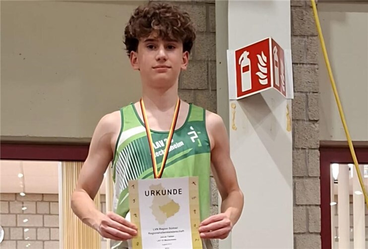 Für die beste Leistung aus Sicht des LAV 23 sorgte Jakob Fiehler.Foto: privat