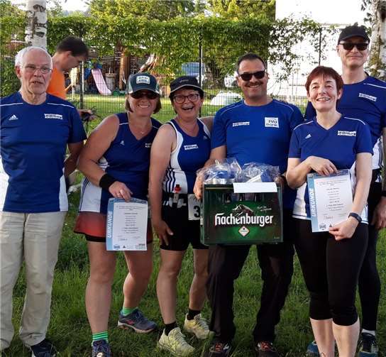 Für die die stärkste Gruppe gab es eine Belohnung.