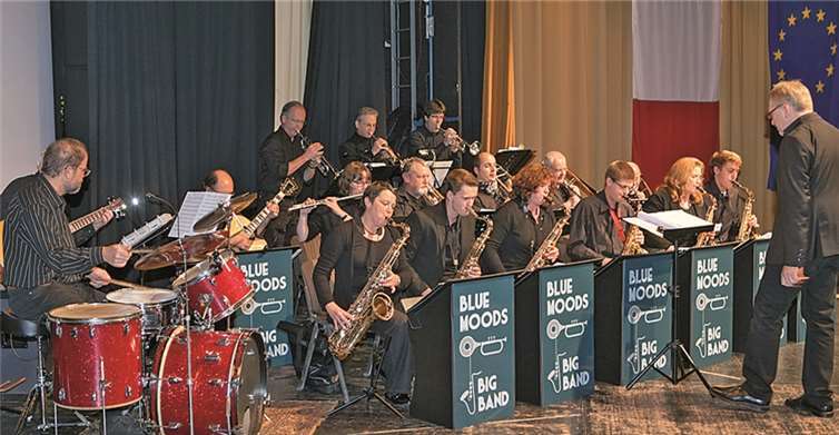 Für die musikalische Unterhaltung beim Festakt zur Verleihung des Wachtberger Kulturpreis sorgte die Blue Moods Bigband unter Leitung von Jürgen Dietz.