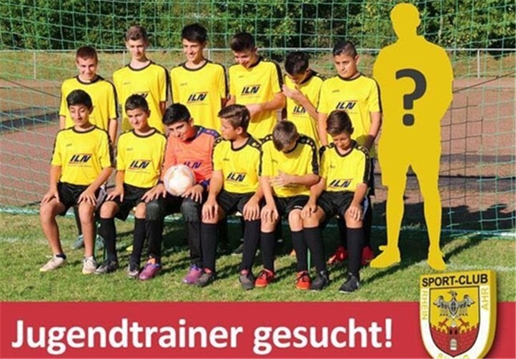 Für die neue Saison benötigt der SC Rhein-Ahr Sinzig noch Trainer für den Nachwuchsbereich.SC Rhein-Ahr Sinzig