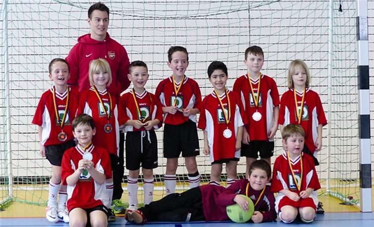 Für die tolle Leistung erhielt jedes Kind eine Medaille als Erinnerung