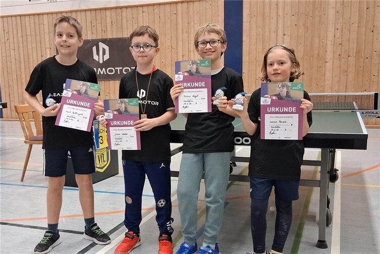 Für die vier Kids war es die erste Teilnahme an einem Turnier überhaupt. 