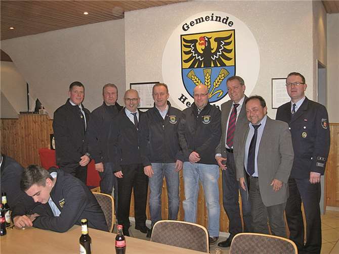 Für eine langjährige Mitgliedschaft in der FFW Herresbach wurden vier Ehrungen vorgenommen.privat