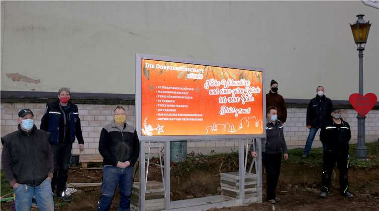 Für eine schöne Überraschung sorgten die Sebastianus Schützen in Franken.Foto: Privat