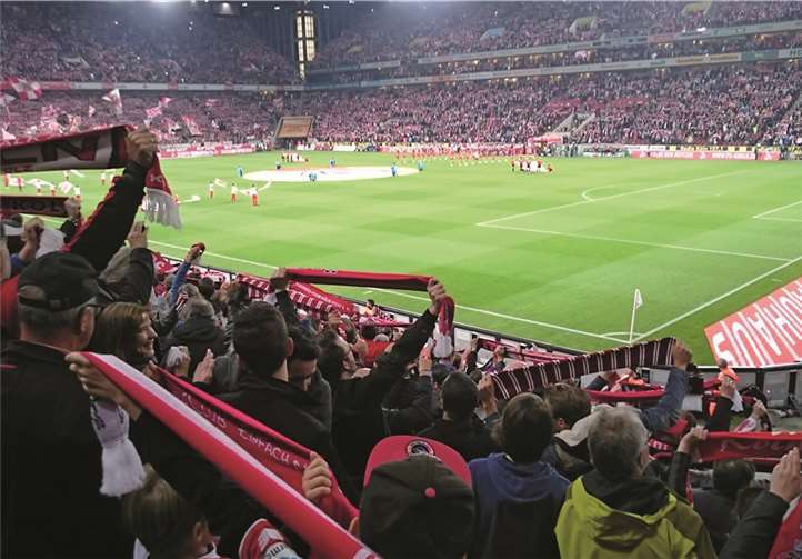 Für einige Jungs war dies ihr erster Stadionbesuch.Privat