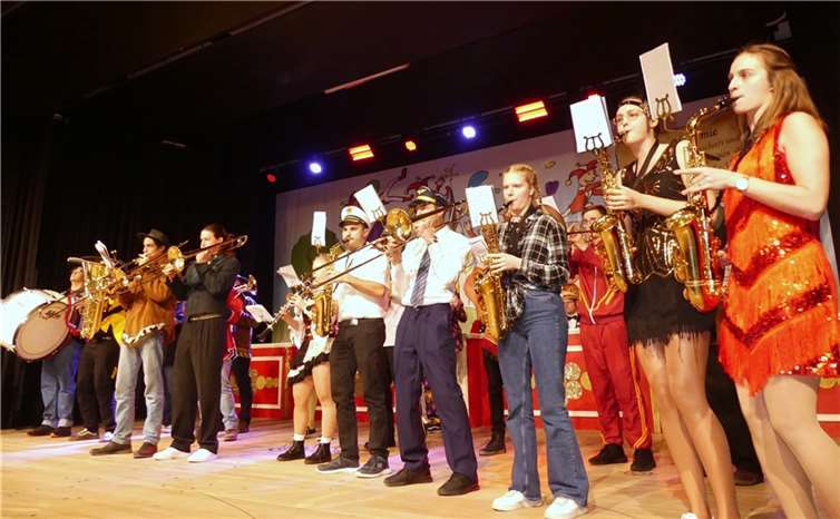 Für erstklassige Musikunterhaltung zeichneten einmal mehr die Aktiven des Musikvereins verantwortlich.