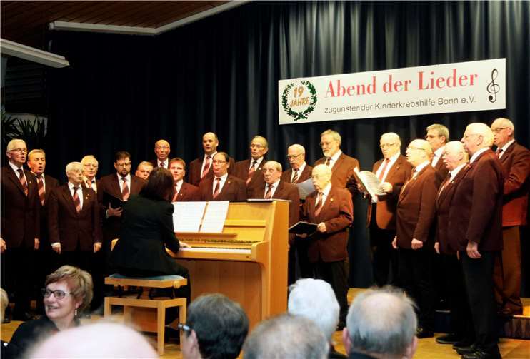 Für fröhliche Stimmung sorgte auch der MGV Adenauer Land.