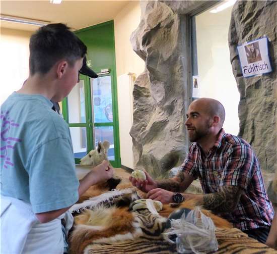 Für ganz besondere Gäste öffnete derZoo Neuwied nach der regulären Öffnungszeit seine Tore Fotos: Franziska Waked