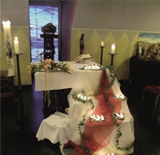 Für jeden Verstorbenen wurde ein Licht angezündet. privat