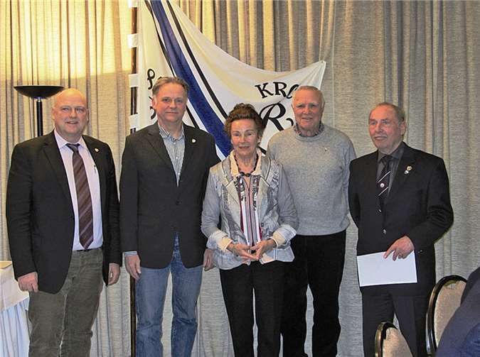 Für langjährige Mitgliedschaft wurden (v.l.) Thomas Heisterhagen, Joerg Heisterhagen, Ruth Fuhrmann, Hans-Juerg Roehnert und Manfred Gernebrodt ausgezeichnet. privat