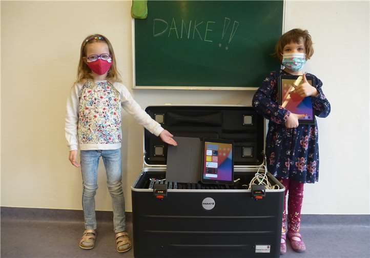 Für vier Jahren kann jedes Kind ein iPad nutzen.