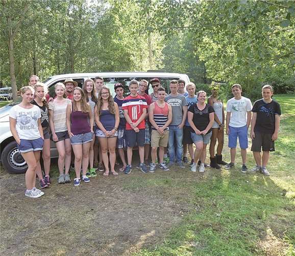 Für zwei Wochen ging es für diese Gruppe in die Ferienfreizeit nach Südfrankreich.privat