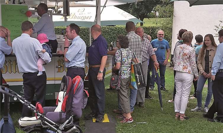 Fürs leibliche Wohl war gesorgt.privat