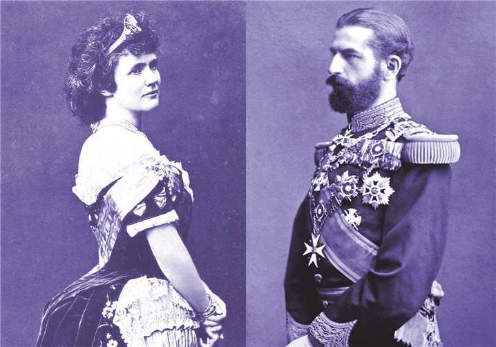 Fürstentochter Elisabeth zu Wied (Carmen Sylva) mit ihrem Mann Carol I. von Rumänien.Fürstlich Wiedisches Archiv Neuwied