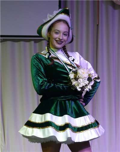 Funkemariechen Paula König freut sich schon auf die neue Session. Foto: privat