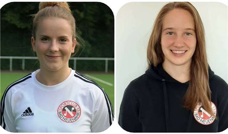 Fußball-Regionalligist SC 2013 hat zwei wichtige Personalien im Hinblick auf die kommende Spielzeit geklärt. Mittelfeldspielerin Franziska Simon (r.) und Abwehrspielerin Amelie Schulte (l.) haben für mindestens eine weitere Saison ihren Verbleib beim Kurstadtklub zugesichert.