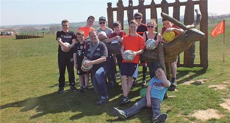 Fußballgolf durfte auf dem Programm nicht fehlen.privat