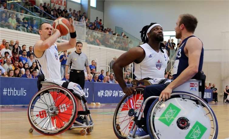Future Sports Meckenheim präsentiert Rollstuhl-Basketball. Foto: privat