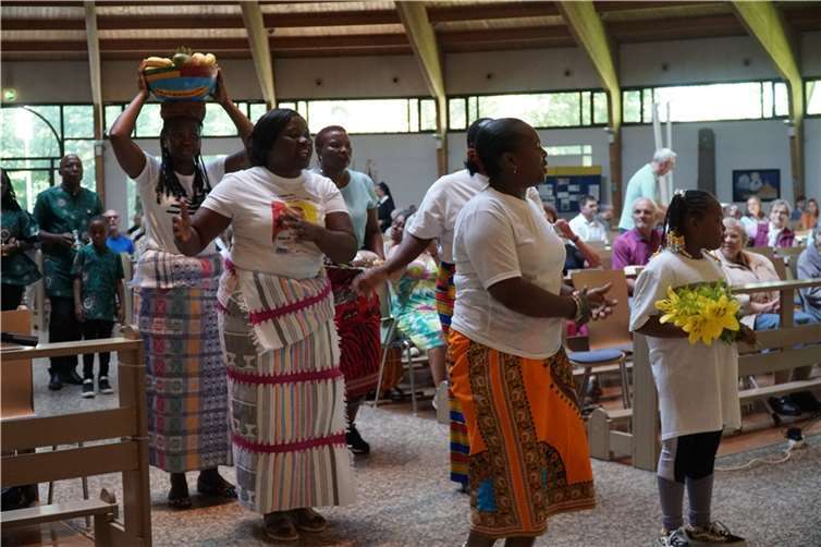 Gabengang der afrikanischen Gruppe.