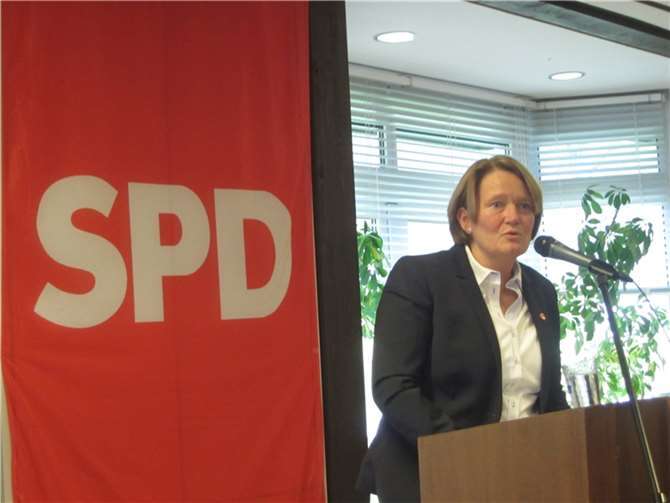 Gabi Haas (Landtagskandidatin SPD).