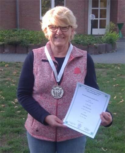 Gabi Mannheim freute sich sehr über die Auszeichnung. Foto: privat